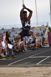 Chris Evans, long jump Photo Credit: Mike Davidson Photo used with permission