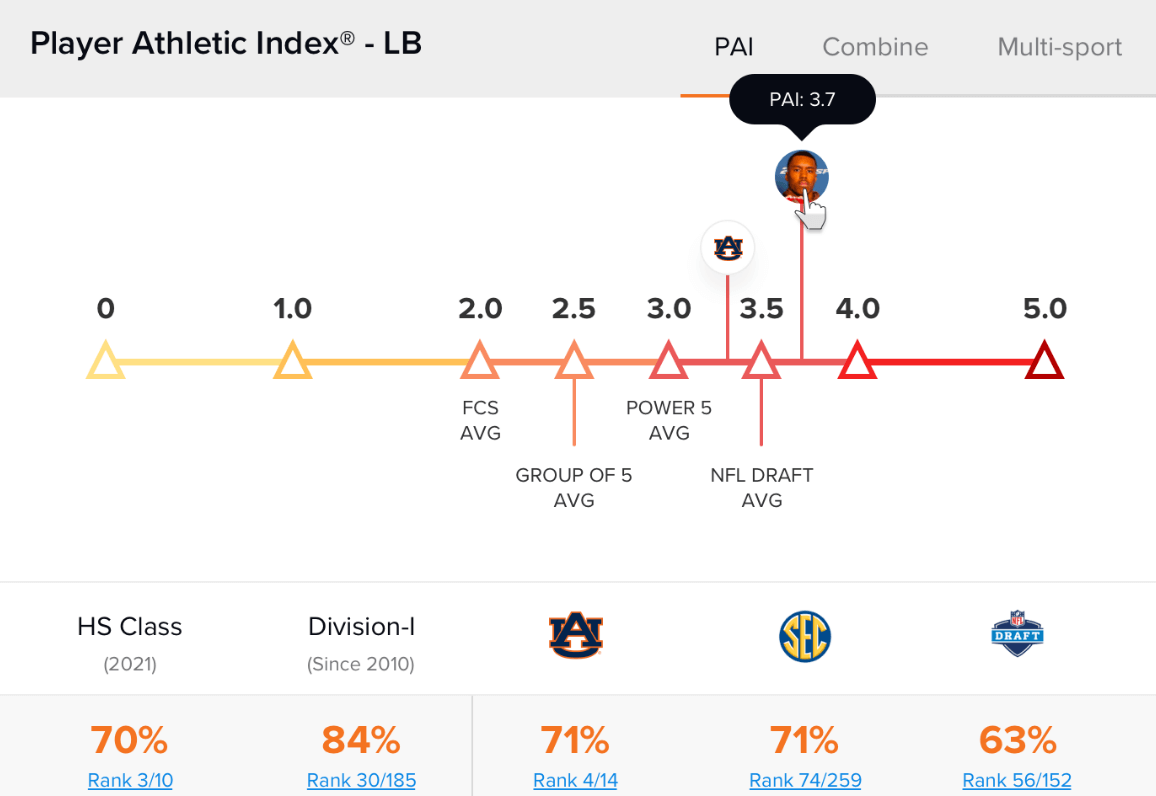 PAI score sample